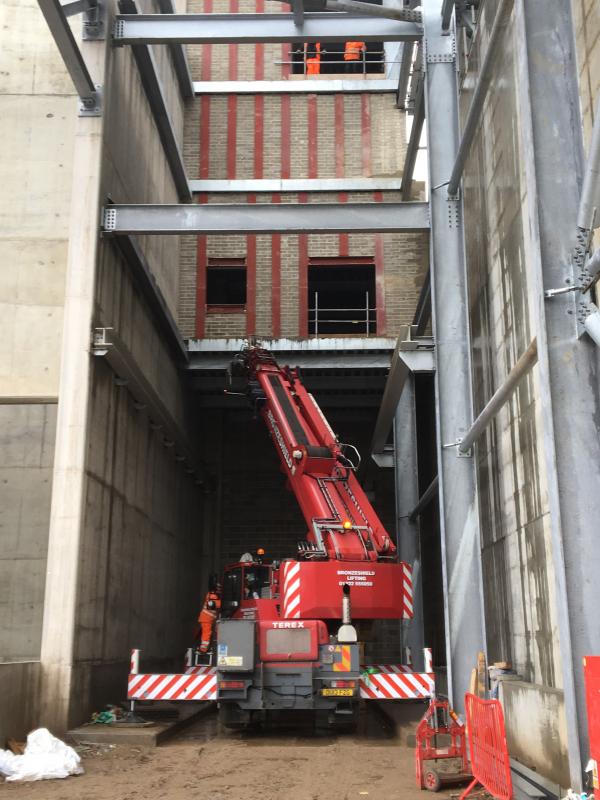 Hoisting within limited space @ Beddington Incinerator, Croydon