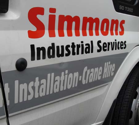 simmons vehicle signage